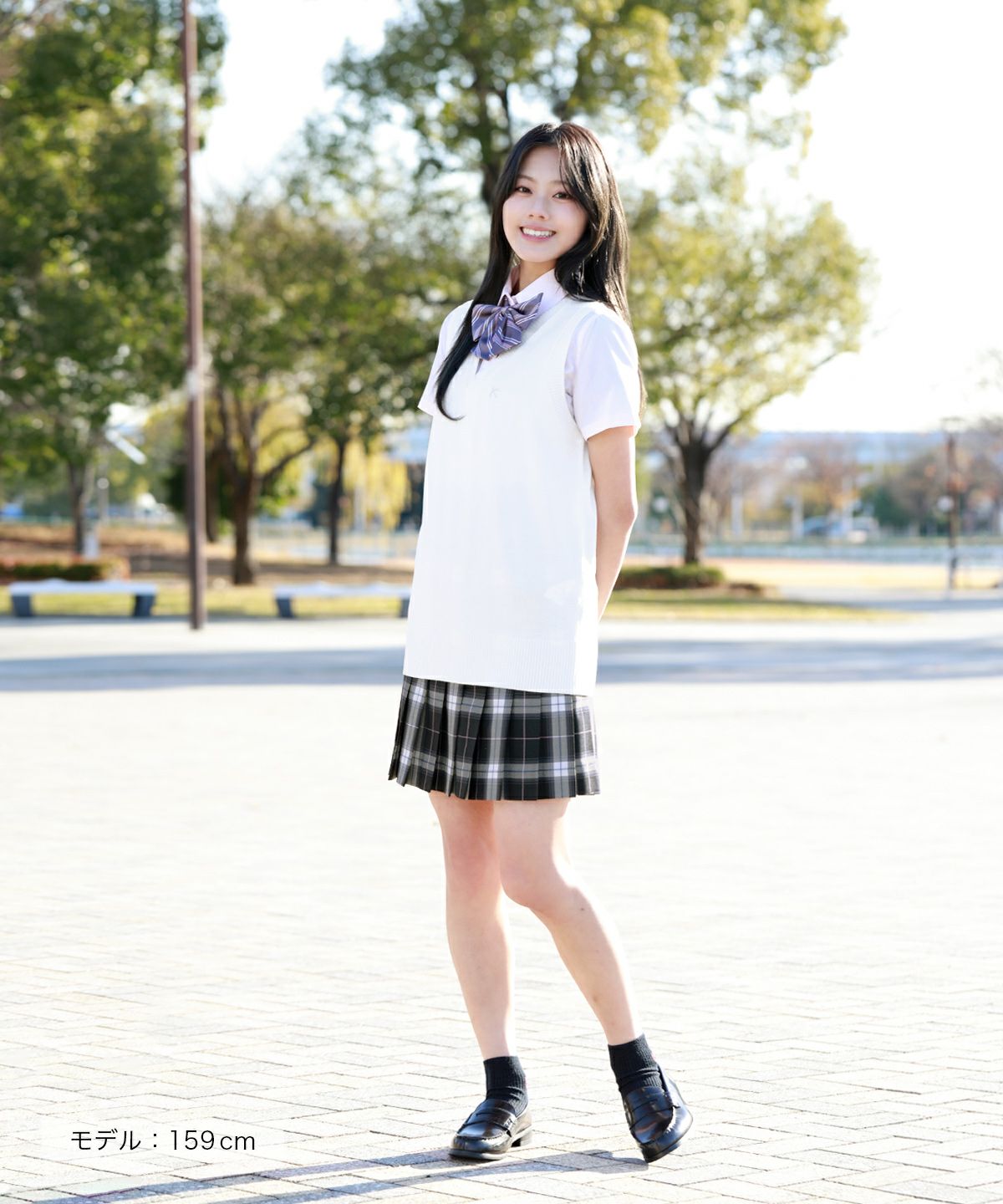 ネイビー×ホワイト ARCS-1015 | 原宿発の制服ブランド CONOMi公式通販