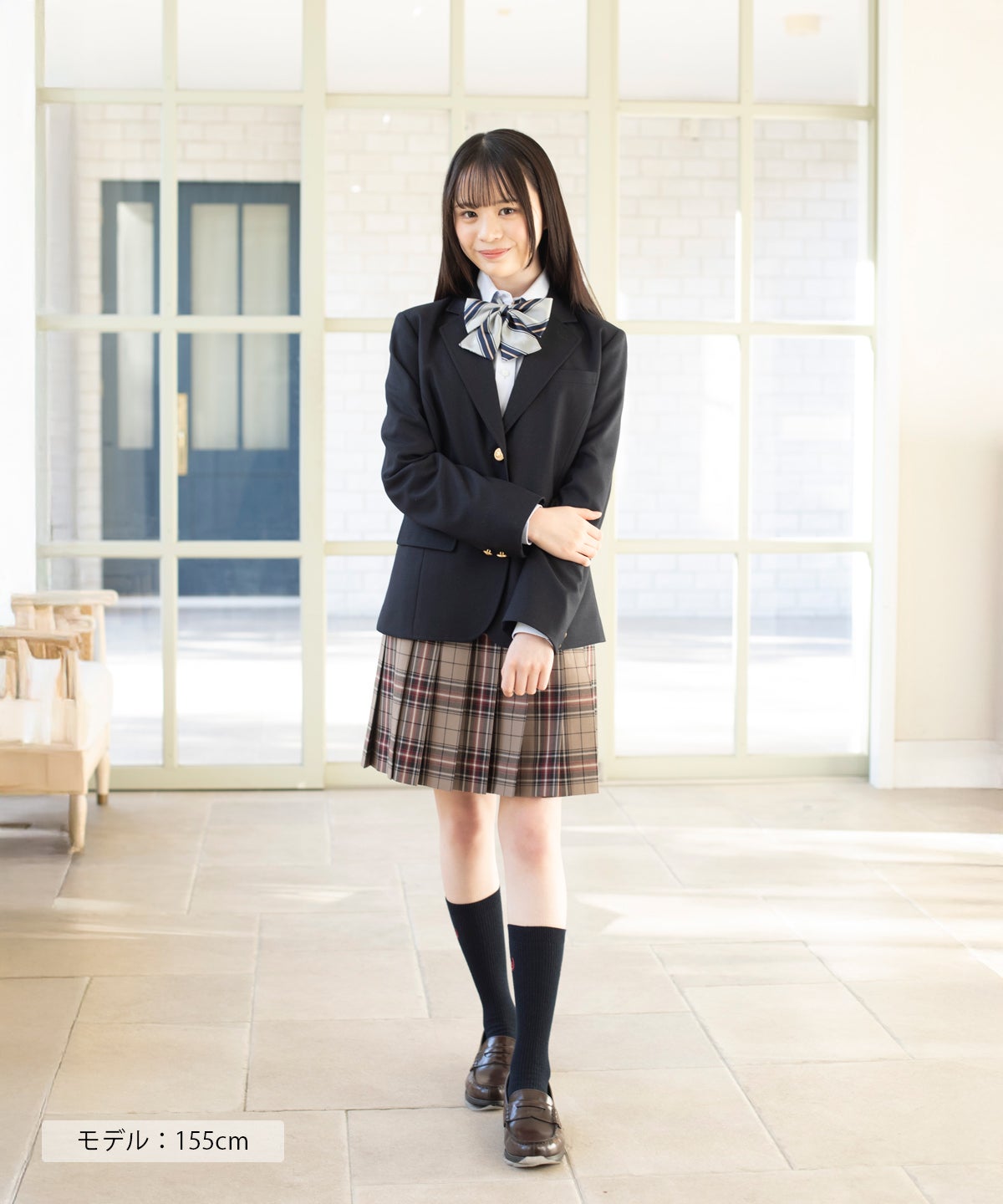 ベージュ×レッド ARCS-1020 | 原宿発の制服ブランド CONOMi公式通販