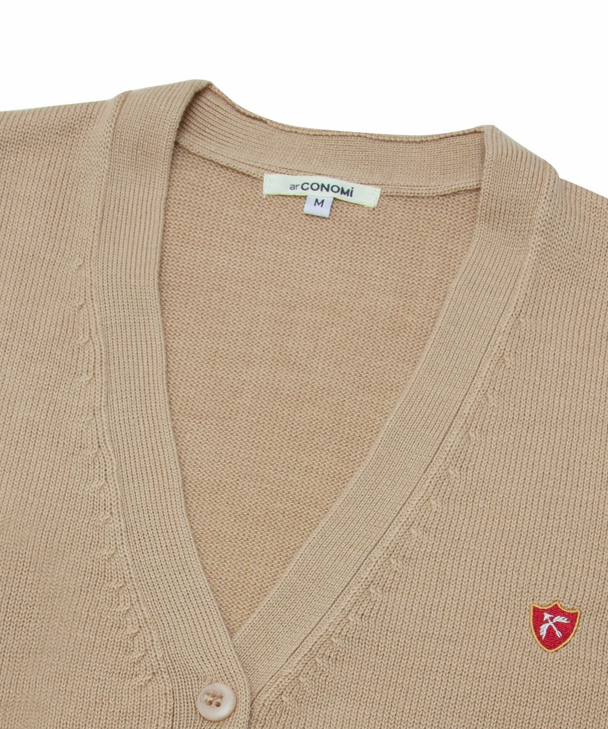 ウールアクリルカーディガン(キャメル) ARCC-2012-05 | 原宿発の制服