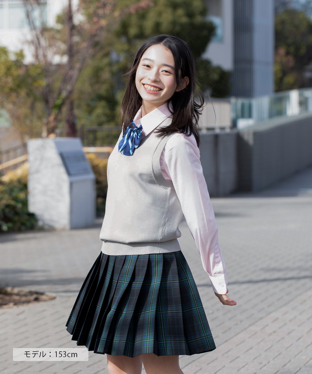 ネイビー×グリーン ARCS-1061 | 原宿発の制服ブランド CONOMi公式通販