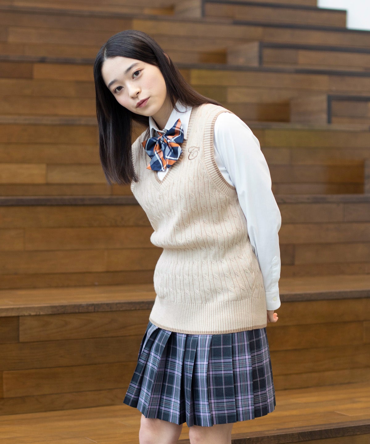 リボン チェック柄 全9色 ARCR-1040 | 原宿発の制服ブランド CONOMi