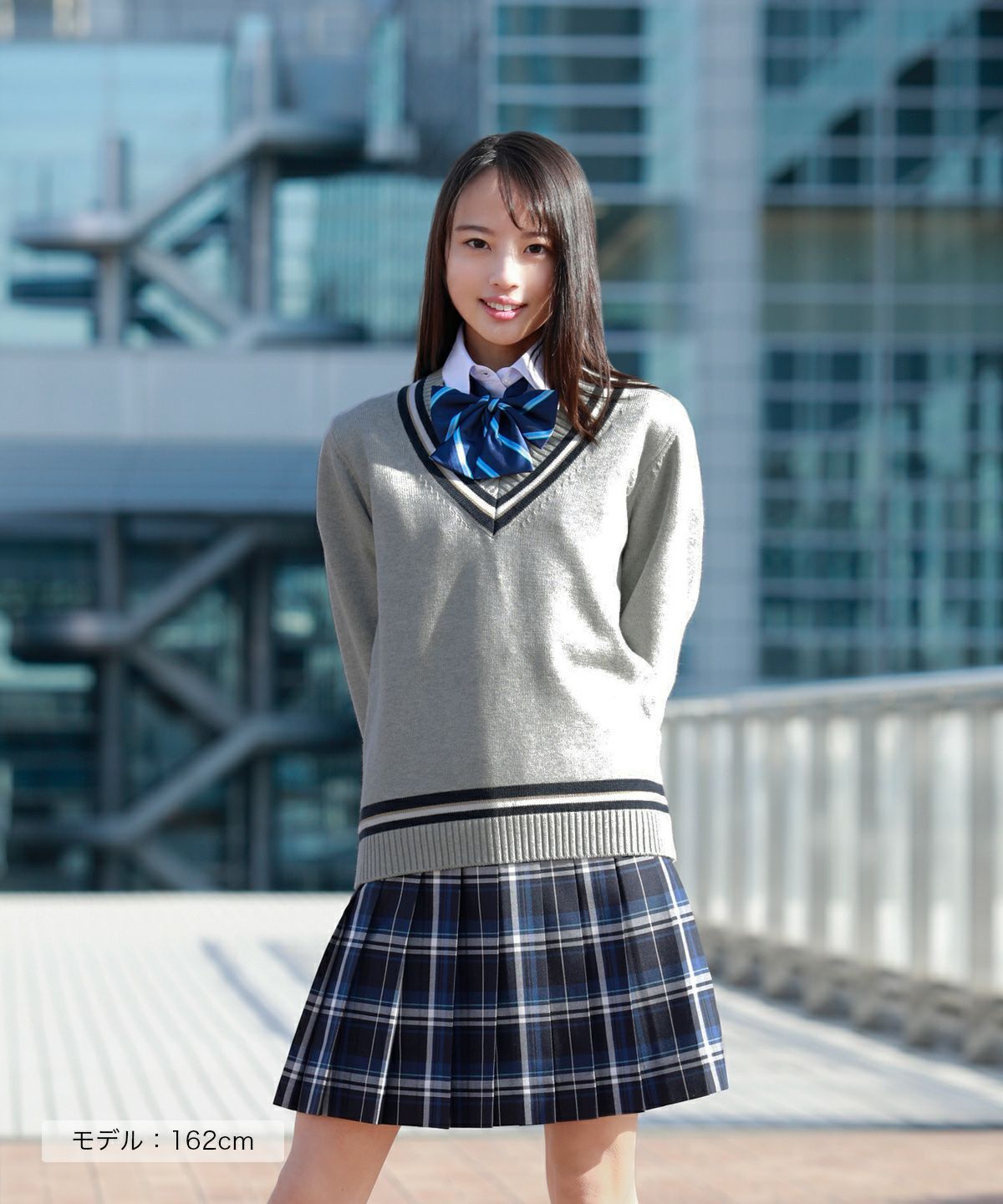 ネイビー×スカイブルー ARCS-1072 | 原宿発の制服ブランド CONOMi公式通販