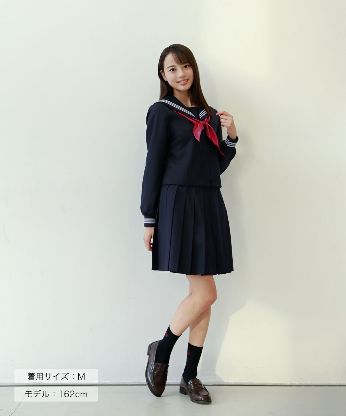 冬セーラー長袖(ネイビー) ARCSL-1014C-01 | 原宿発の制服ブランド