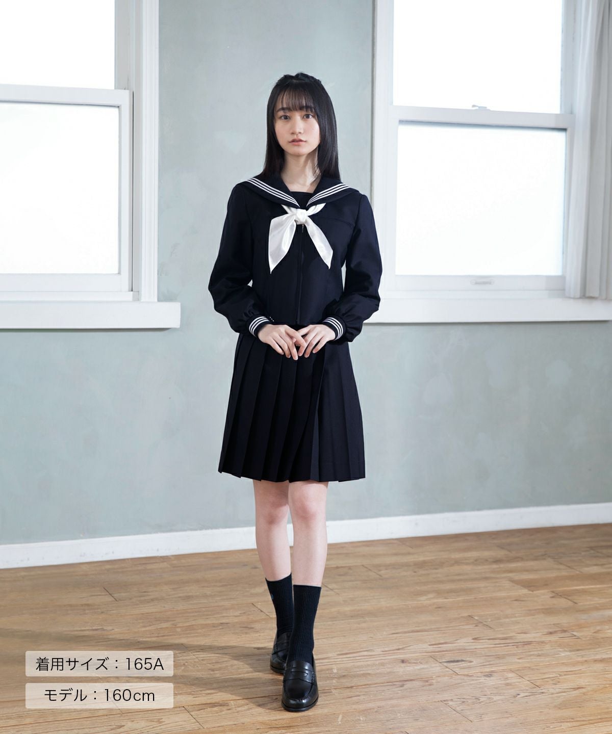 冬セーラー長袖(ネイビー) ARCSL-1014C-01 | 原宿発の制服ブランド
