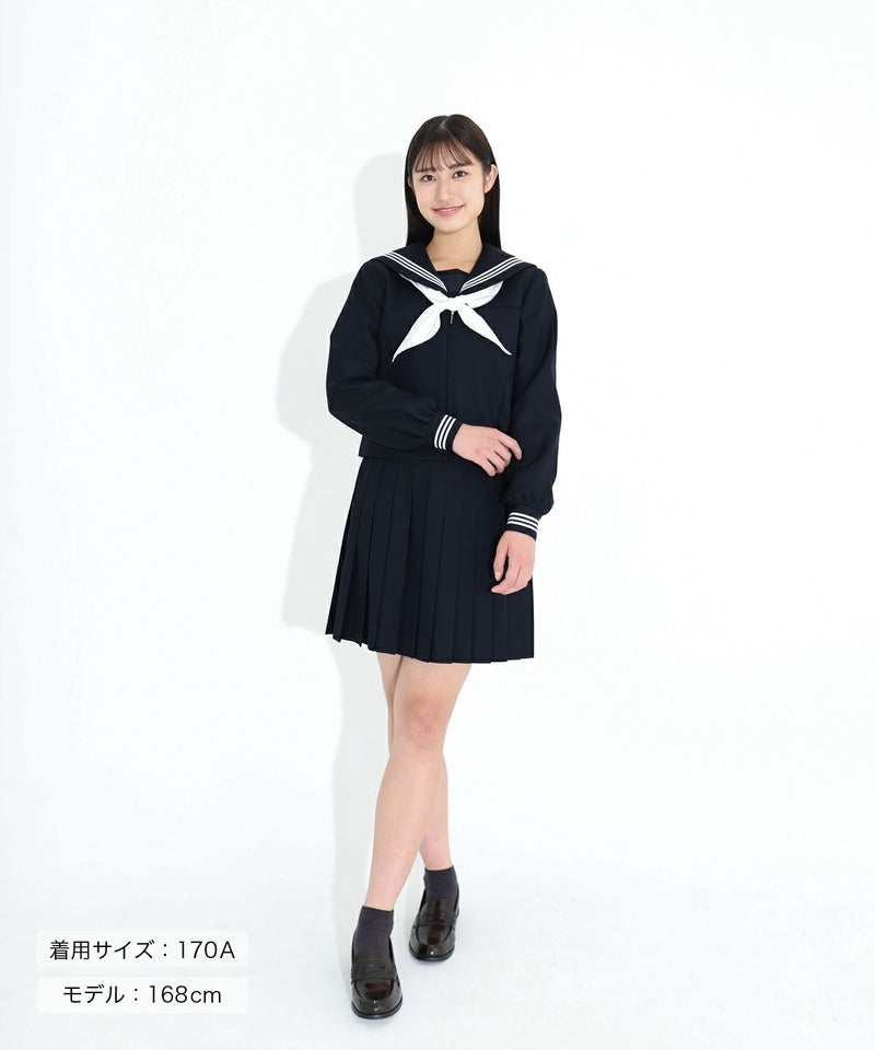 冬セーラー長袖(ネイビー) ARCSL-1014C-01 | 原宿発の制服ブランド 