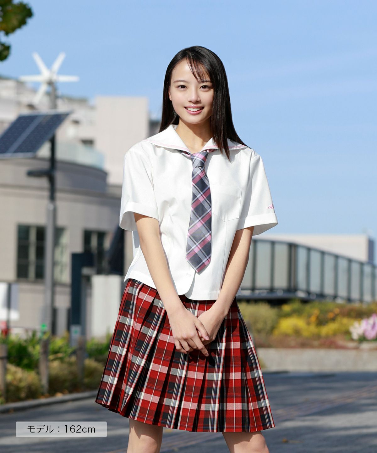サマースカート】レッド×ネイビー ARCS-2014 | 原宿発制服ブランド