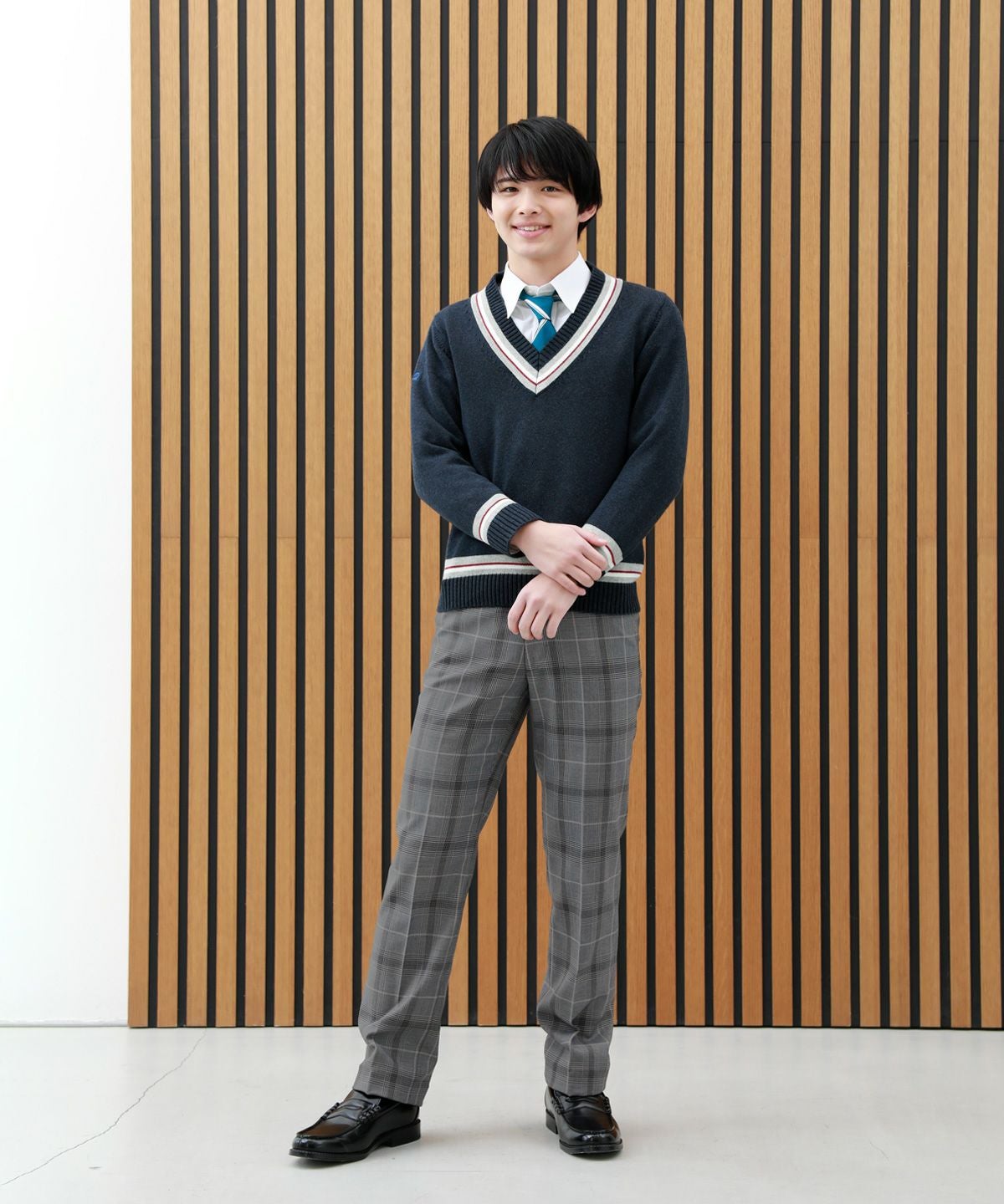 鈴鹿高専 ブレザー スラックス 上下 セーター ネクタイ 制服 | 三重県立白子高等学校