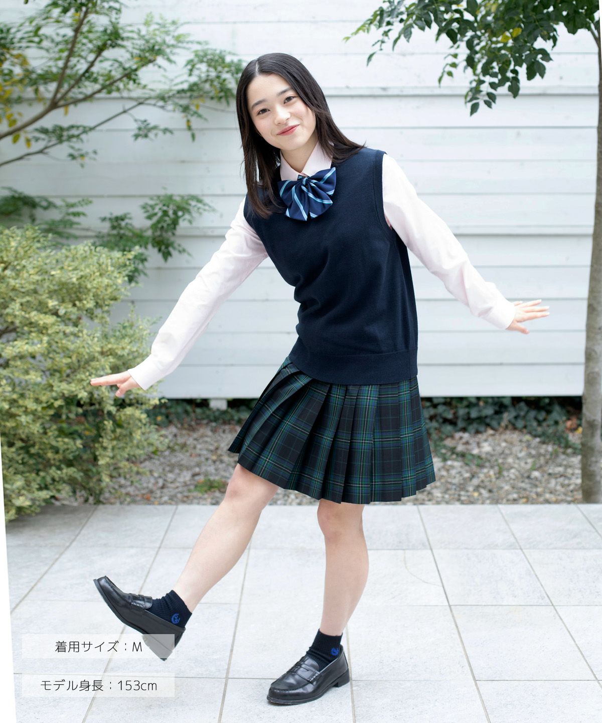 無地コットンベスト(ネイビー) ARCPV-1011-01 | 原宿発の制服ブランド