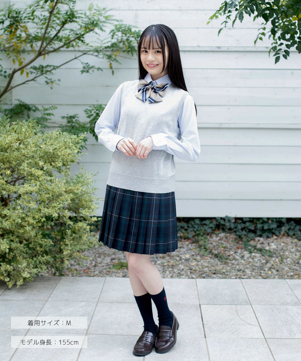 無地コットンベスト(グレー) ARCPV-1011-04 | 原宿発の制服ブランド