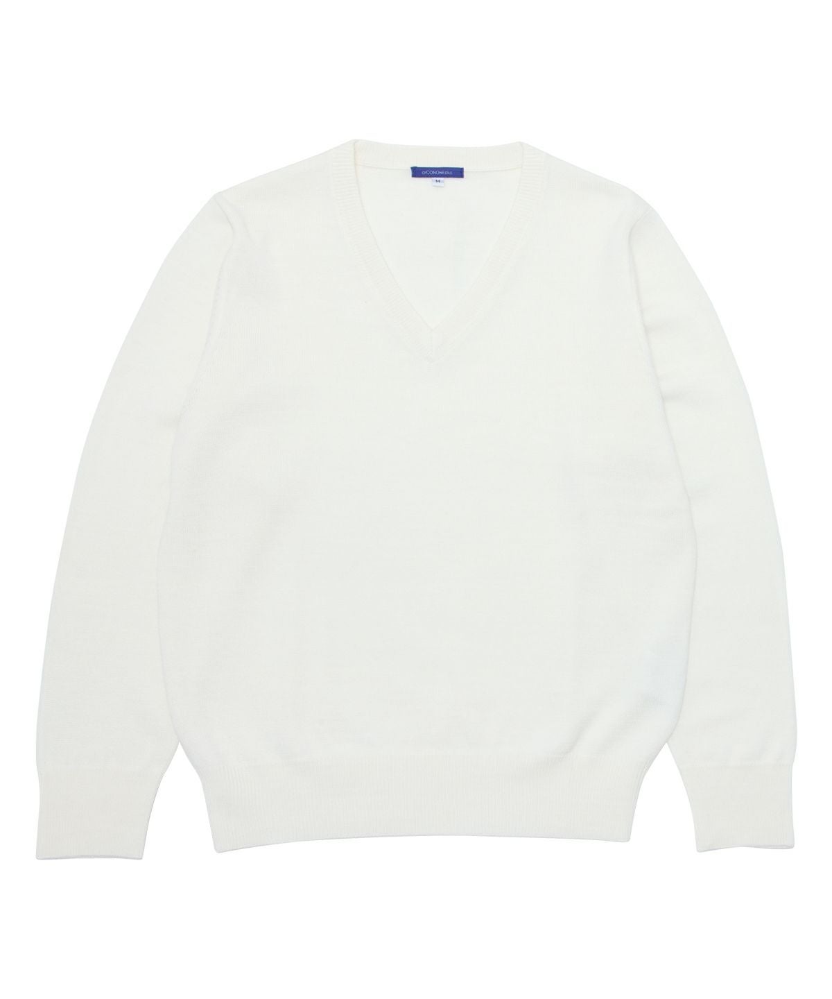 無地コットンセーター(ホワイト) ARCPSW-1011-07 | 原宿発の制服