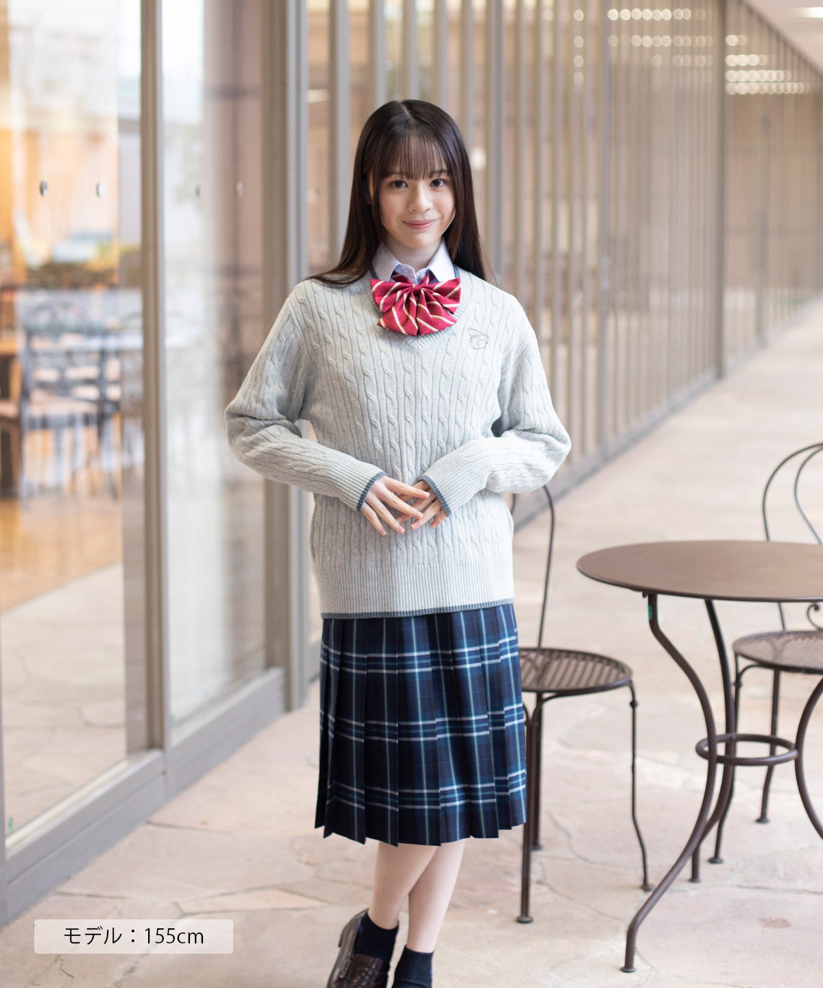 ネイビー×エメラルド（ロング丈） ARCS-1075L58 | 原宿発の制服