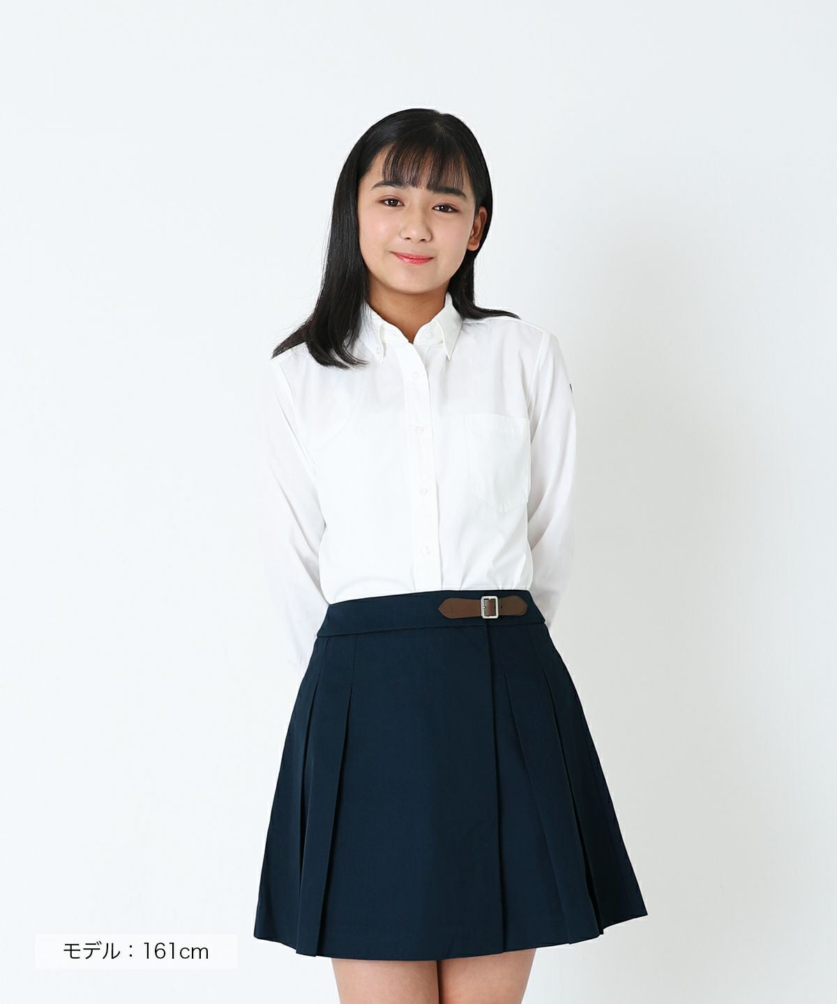 【美品】DECEMBERMAY S-Mサイズ、ネイビープリーツスカート ラッププリーツスカート】ネイビー ARCS-3013-01 | 原宿発の制服
