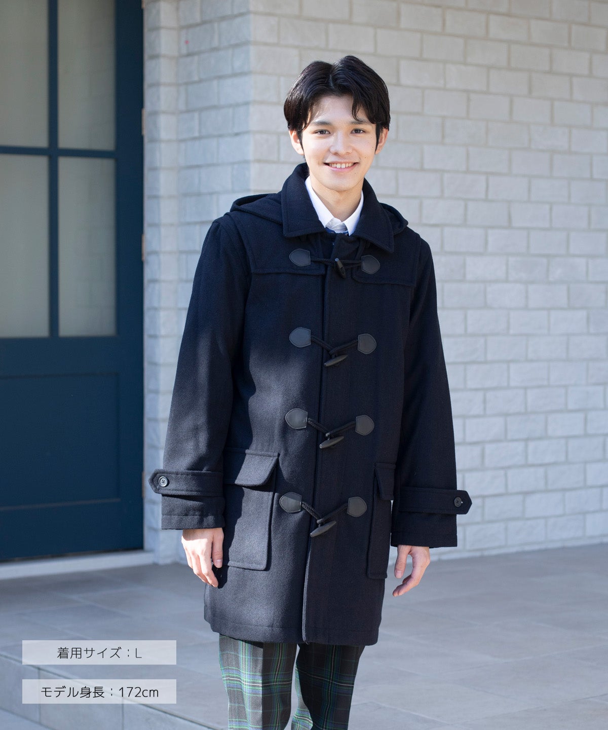 メンズ ダッフルコート(ネイビー) ARCPDC-1012MEN-01 | 原宿発の制服