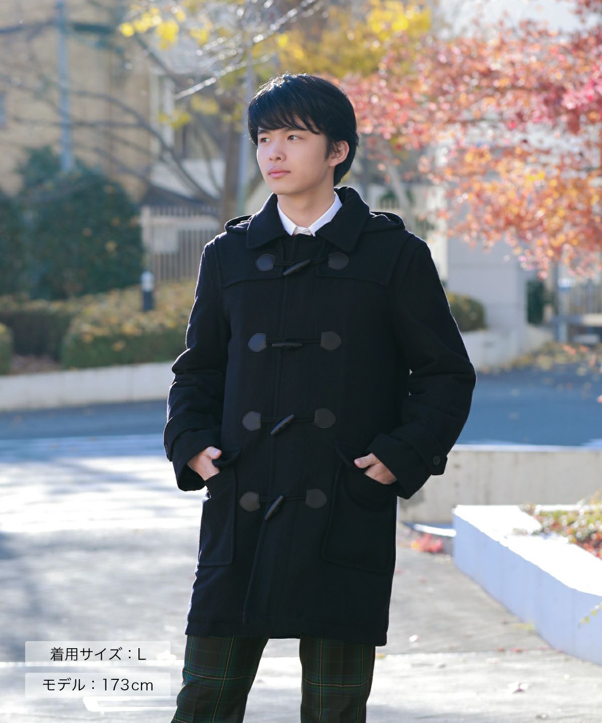 メンズ ダッフルコート(ネイビー) ARCPDC-1012MEN-01 | 原宿発の制服