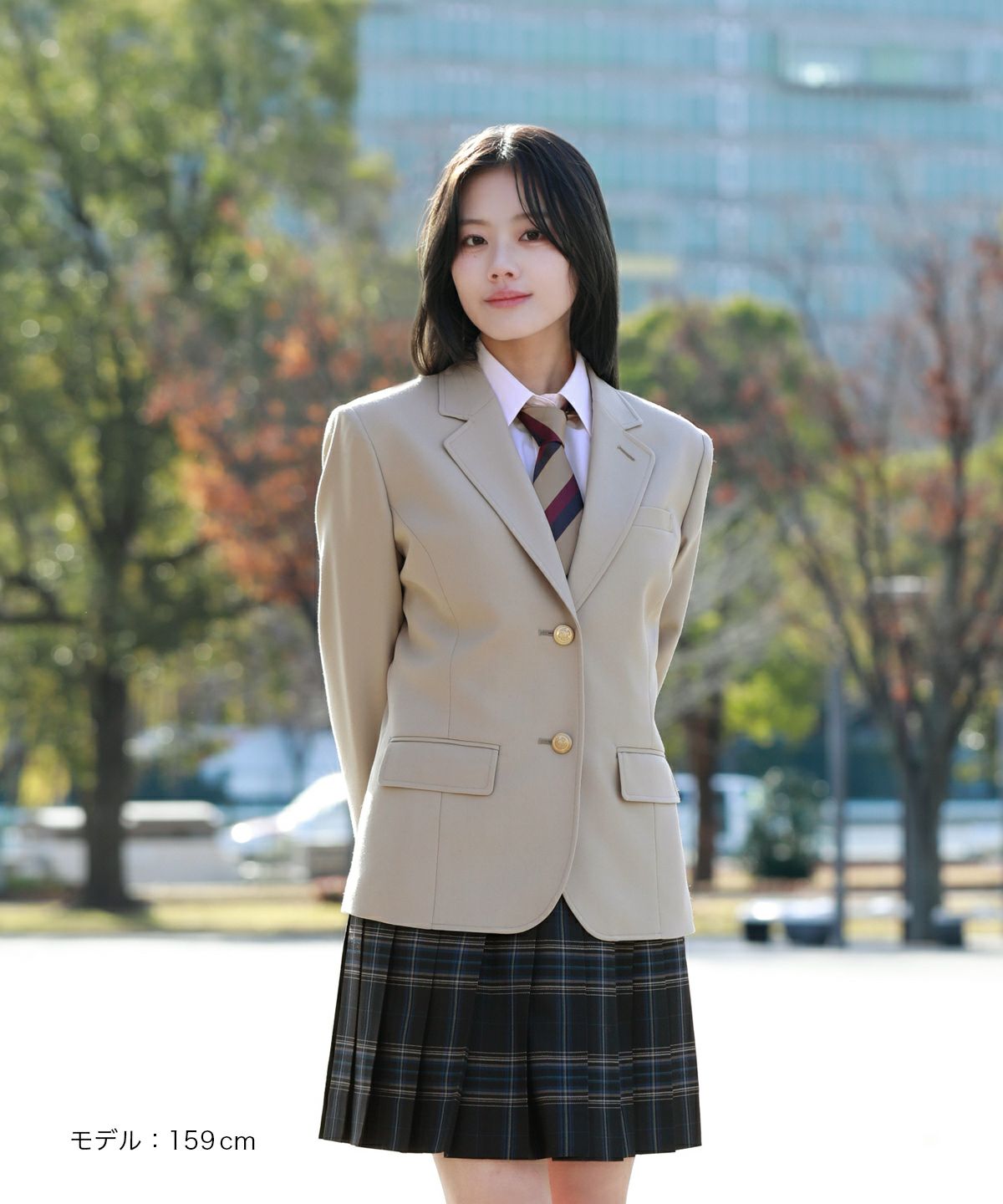 CONOMI レディース 制服 一式 ブラック×ブルー ARCS-1084 | 原宿発の制服ブランド CONOMi公式通販