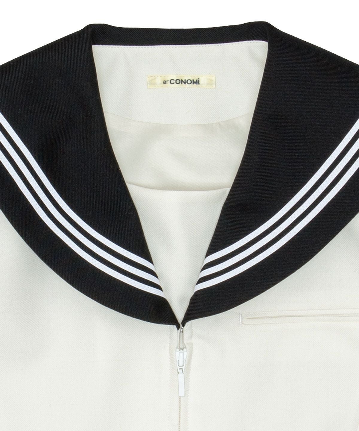 本店限定】冬セーラー長袖(ホワイト)ARCSL-1026-07 | 原宿発の制服