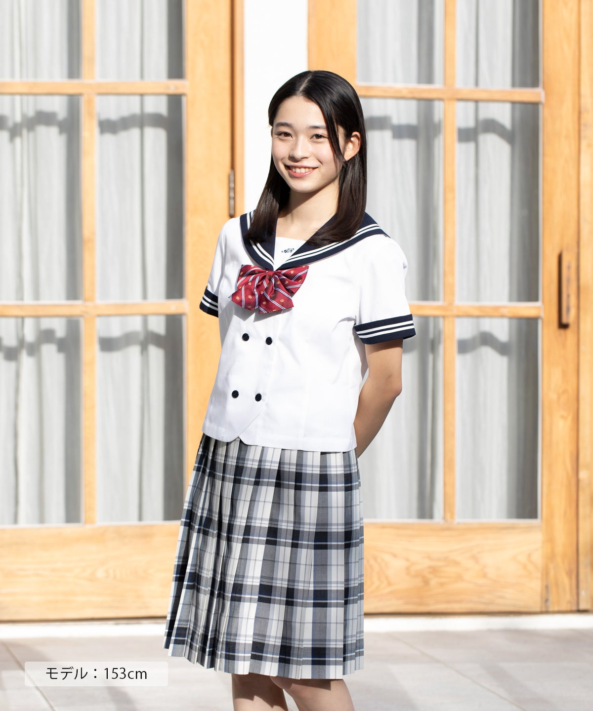 ホワイト×グレー（ロング丈） ARCS-1094L58 | 原宿発の制服ブランド