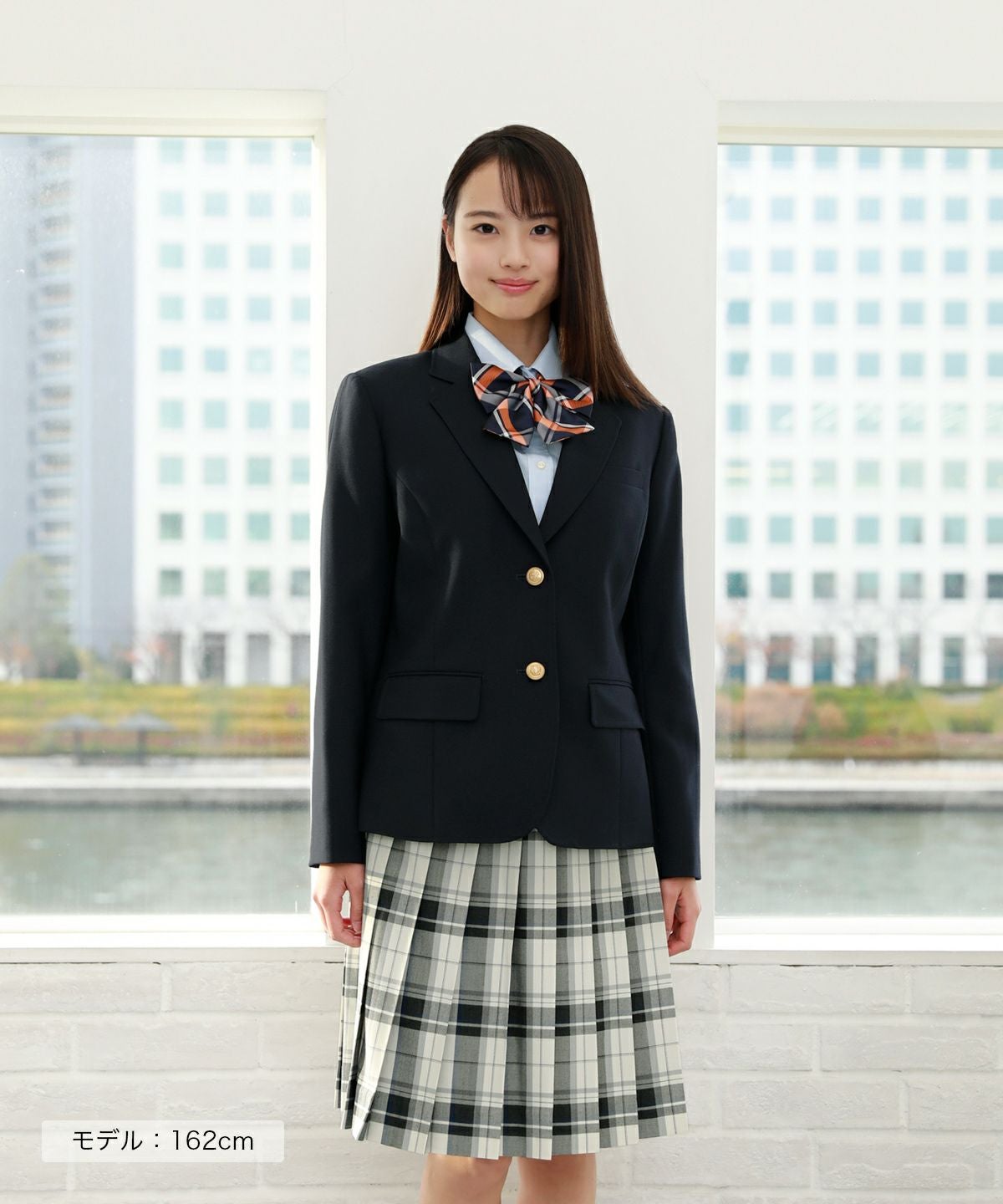 ホワイト×グレー（ロング丈） ARCS-1094L58 | 原宿発の制服ブランド