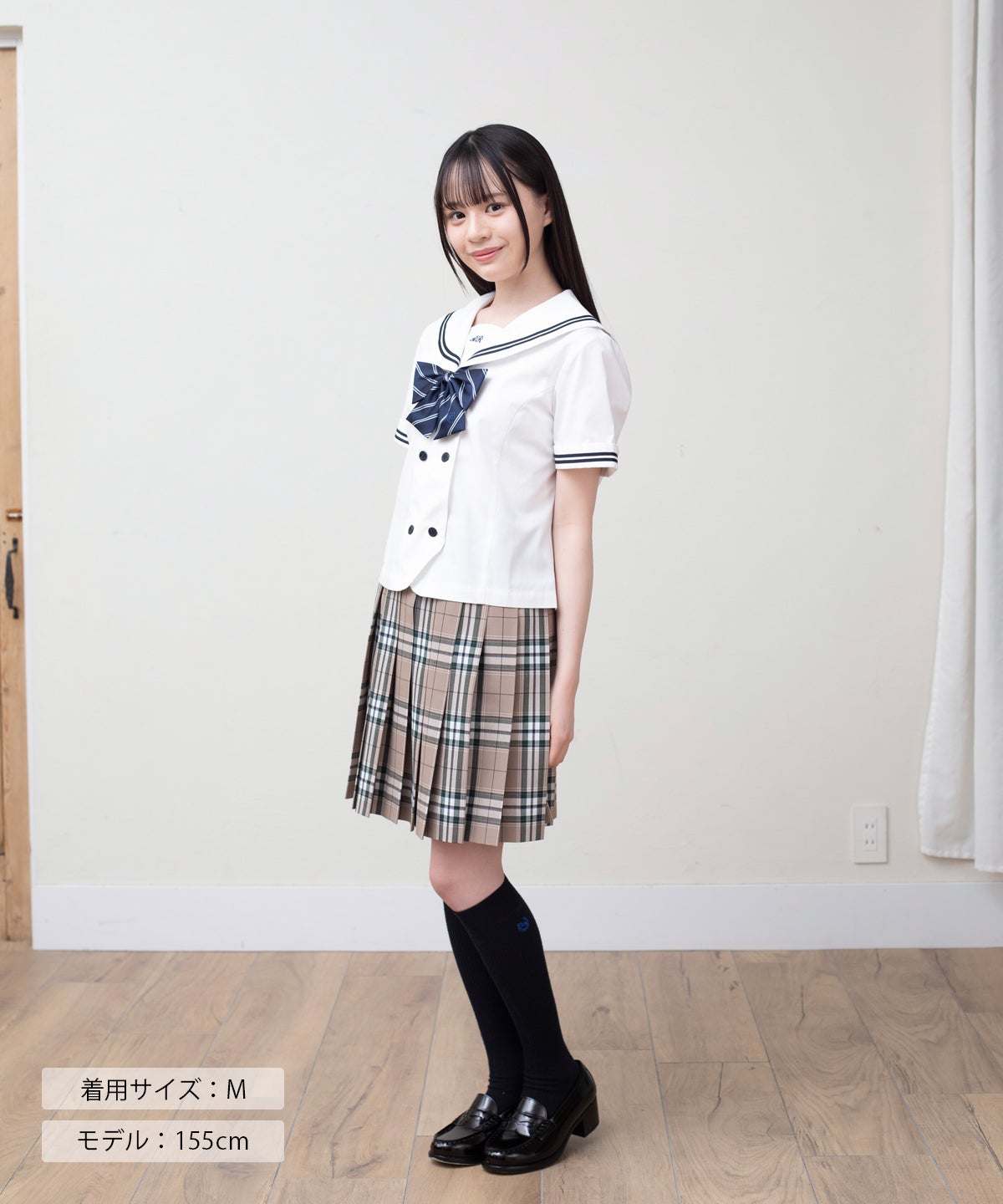 ダブル前開きセーラー (ホワイト) ARCSL-1022-07 | 原宿発の制服