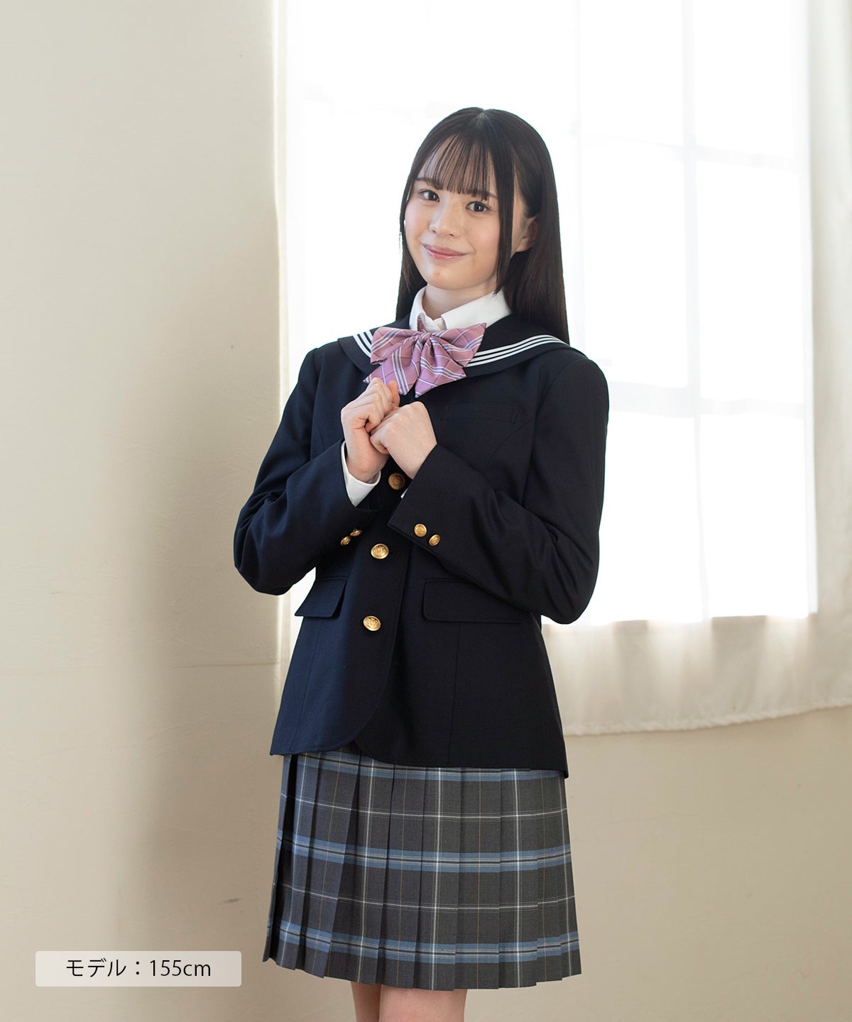 グレー×ライトブルー ARCS-1111 | 原宿発の制服ブランド CONOMi公式通販