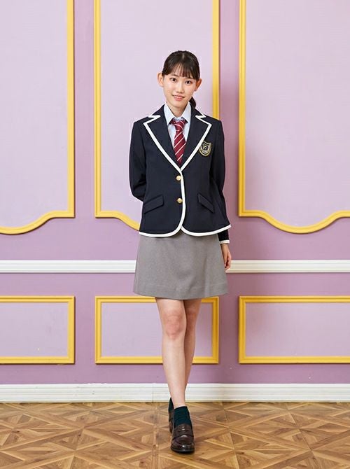 セミタイトスカート（グレー） ARCS-3015-03 | 原宿発の制服ブランド