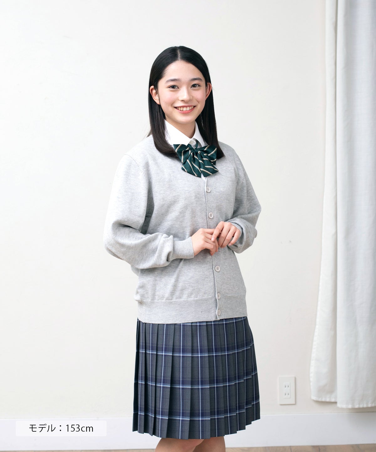 グレー×スカイブルー （ロング丈） ARCS-1085L58 | 原宿発制服ブランド