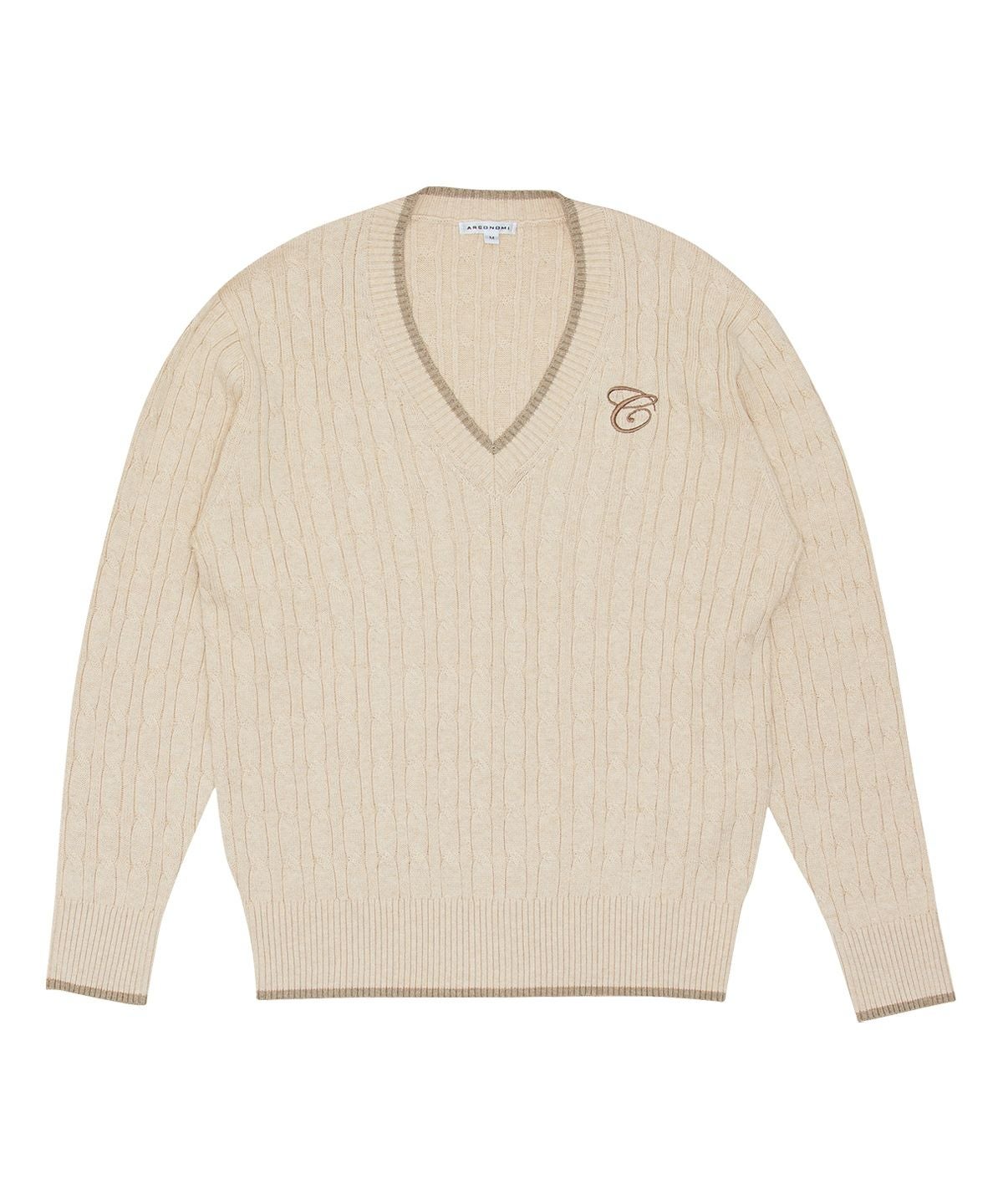RIM.ARKルーズオーバーケーブルニット RIM.ARK（リムアーク）の「ﾙｰｽﾞｵｰﾊﾞｰｹｰﾌﾞﾙﾆｯﾄ（ニット/セーター）」 - WEAR
