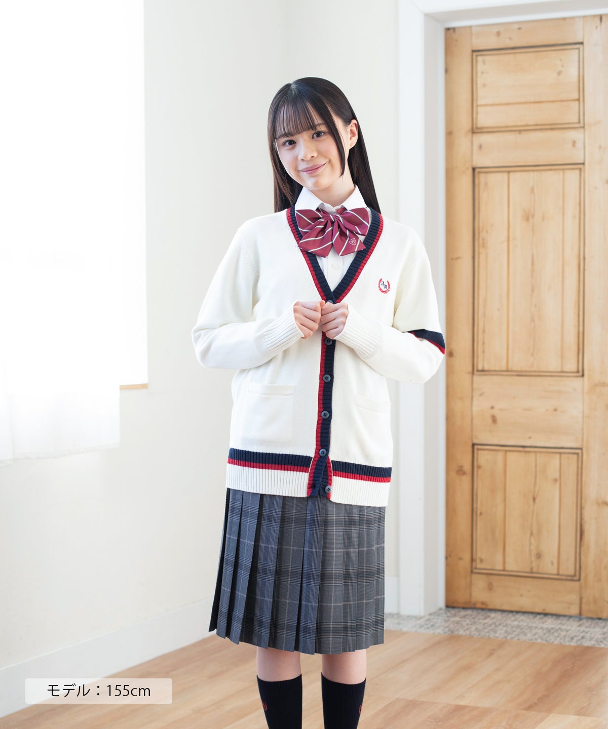 グレー×キャメル (ロング丈) ARCS-1115L58 | 原宿発の制服ブランド