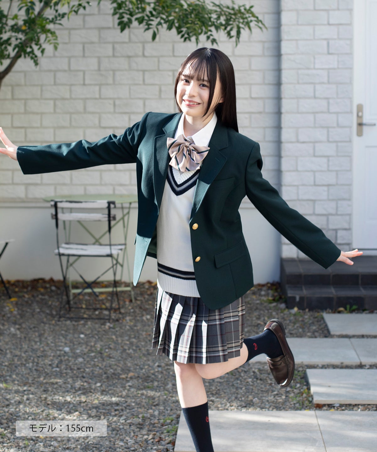 本店限定】グレー×ベージュレッド ARCS-1128 | 原宿発の制服ブランド