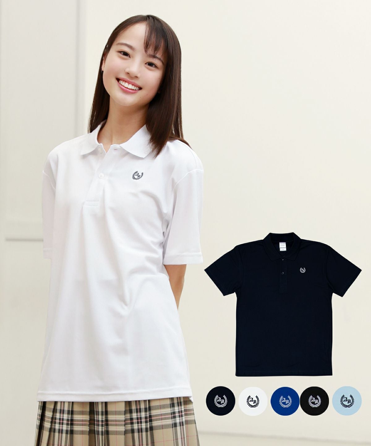 男女兼用サイズ オリジナルポロシャツ ARCPO-1017 | 原宿発の制服